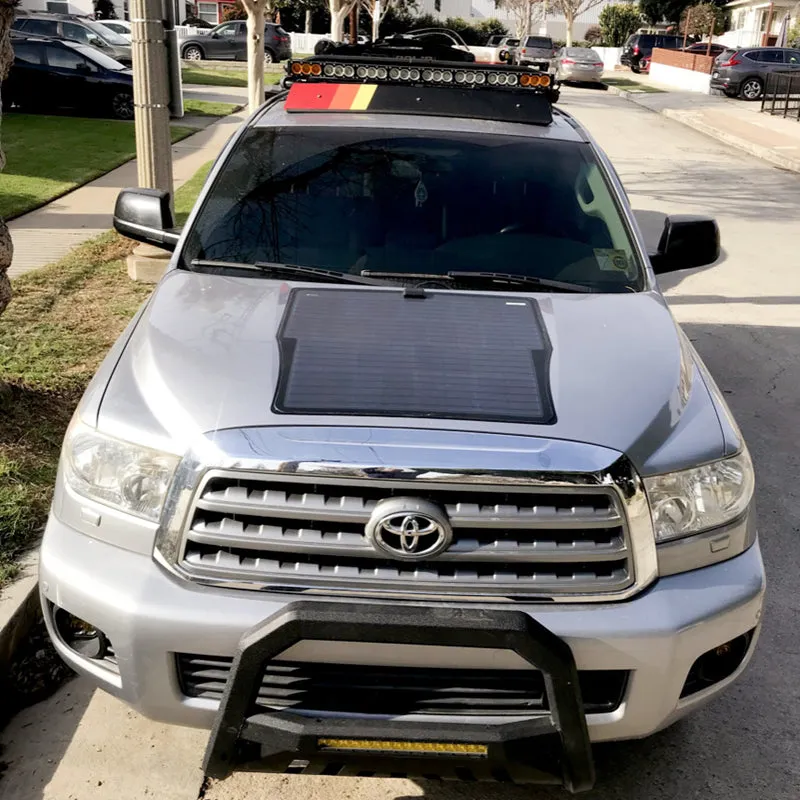 Toyota Sequoia 2nd Gen (2008-2022) Lensun 85W Hood Flexible Solar Panel