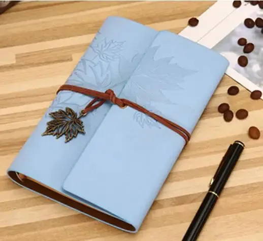 Travelers Vintage Notebook PU Leather Blank Kraft Diary Note Book