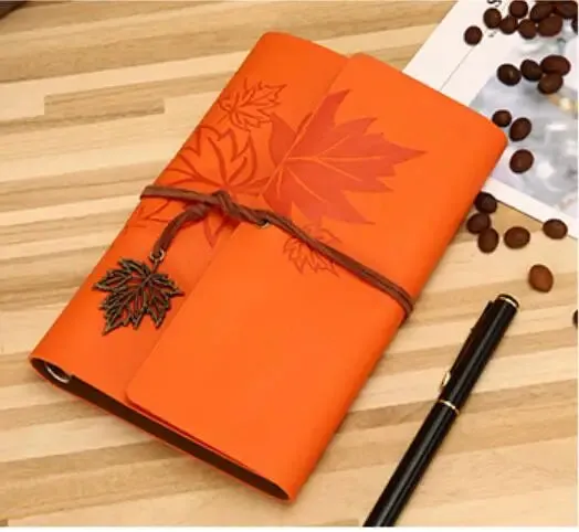 Travelers Vintage Notebook PU Leather Blank Kraft Diary Note Book