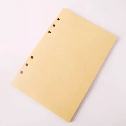 Travelers Vintage Notebook PU Leather Blank Kraft Diary Note Book