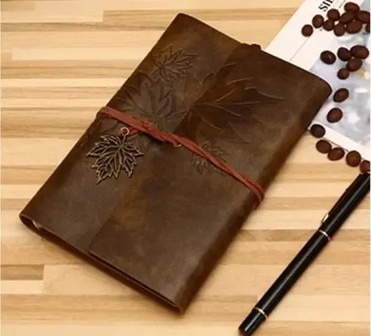 Travelers Vintage Notebook PU Leather Blank Kraft Diary Note Book