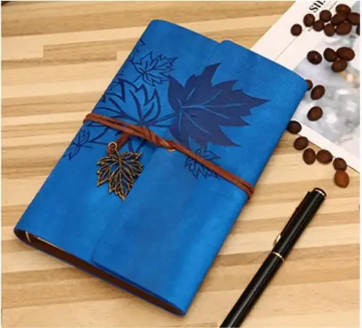 Travelers Vintage Notebook PU Leather Blank Kraft Diary Note Book
