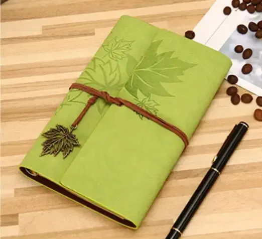 Travelers Vintage Notebook PU Leather Blank Kraft Diary Note Book