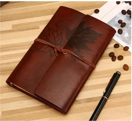 Travelers Vintage Notebook PU Leather Blank Kraft Diary Note Book