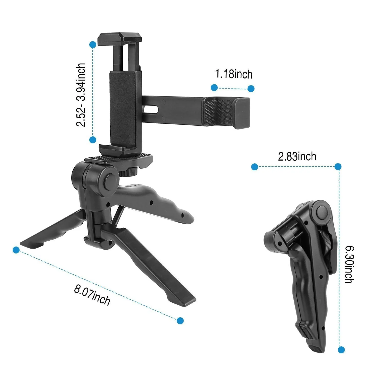 Tripod Desk Phone Stand Stabilizer
