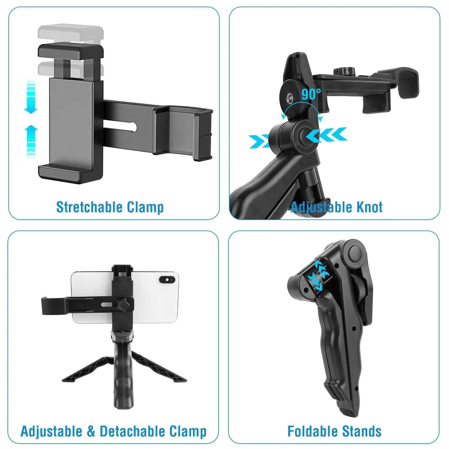 Tripod Desk Phone Stand Stabilizer