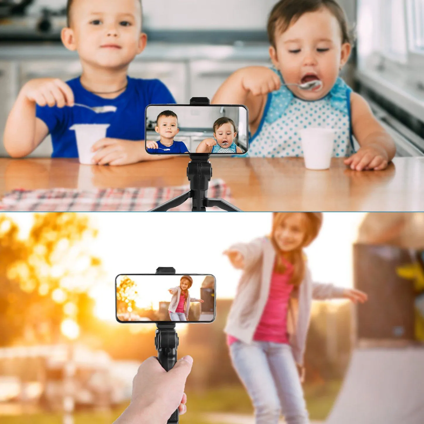 Tripod Desk Phone Stand Stabilizer