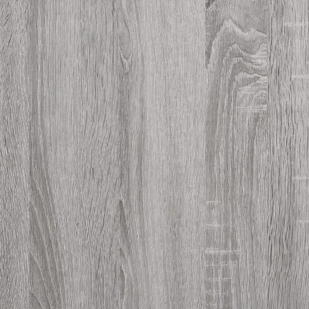 vidaXL TV Cabinet Grey Sonoma 100x34.5x44.5 cm Engineered Wood