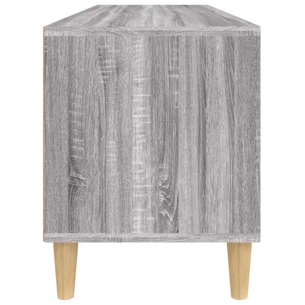 vidaXL TV Cabinet Grey Sonoma 100x34.5x44.5 cm Engineered Wood