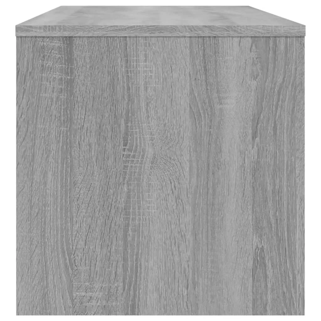 vidaXL TV Cabinet Grey Sonoma 100x40x40 cm Engineered Wood