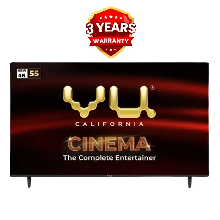 Vu Cinema 139 cm 55 Cinema Ultra HD (4K) LED Smart WebOS TV 3 yrs Warranty