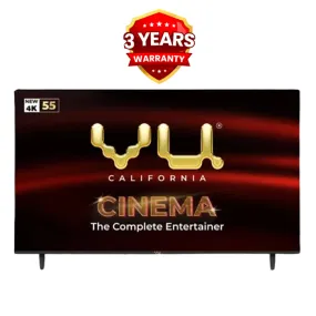 Vu Cinema 139 cm 55 Cinema Ultra HD (4K) LED Smart WebOS TV 3 yrs Warranty