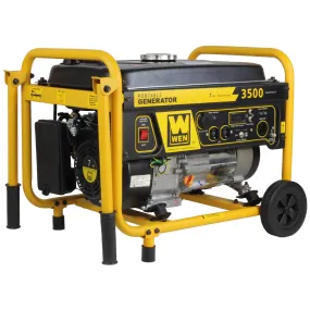 WEN 56352-CA 3500-Watt Gas Generator with Wheel Kit-CARB Compliant