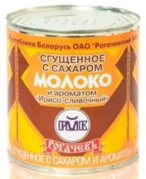 Whole milk condensed with sugar and toffee-cream flavor 8.5% 380g