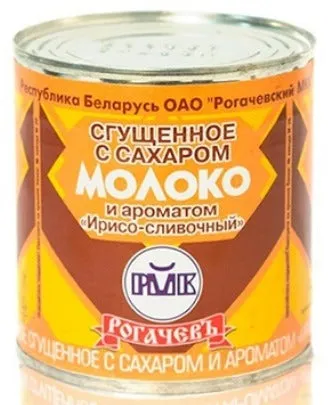 Whole milk condensed with sugar and toffee-cream flavor 8.5% 380g