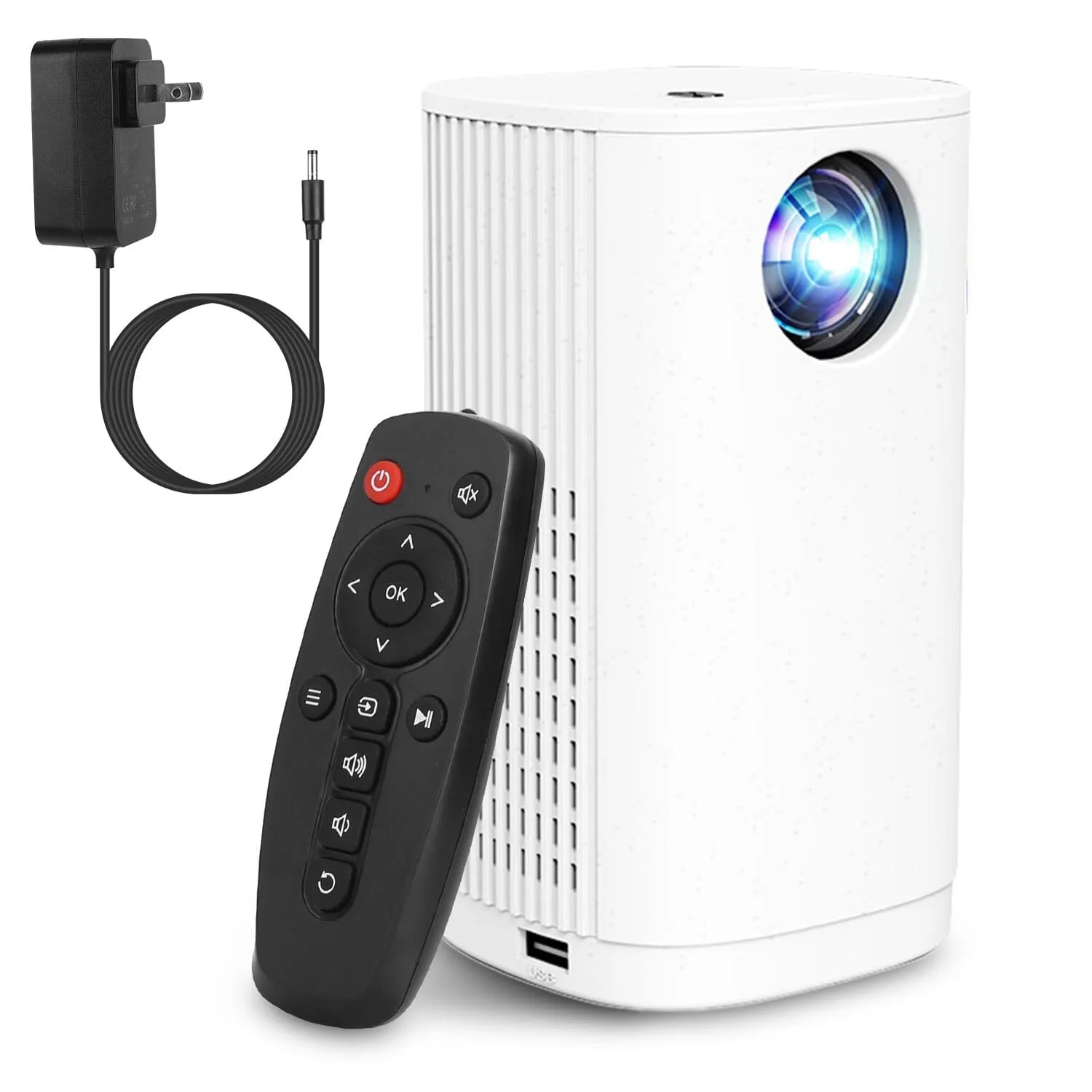 WiFi 1080P Projector Phone Projector Home Movie Projector Compatible with IOS Android iPads U Disk