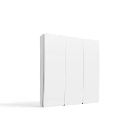 Wireless Kinetic 3 Gang Switch ECO SERIES (White body)