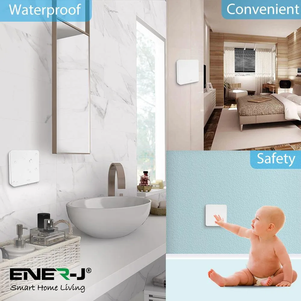 Wireless Kinetic 3 Gang Switch ECO SERIES (White body)