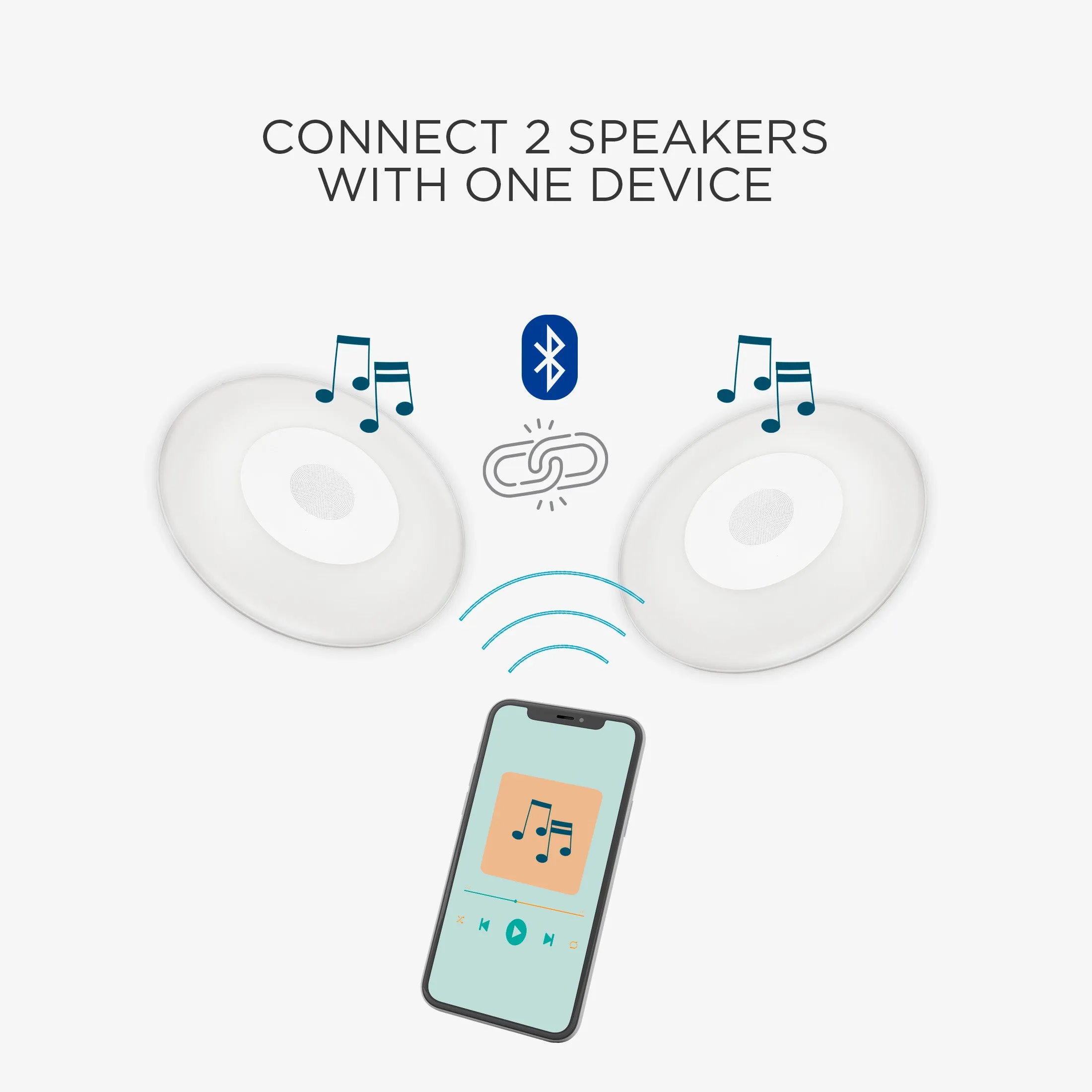 Wireless Swimming Pool Speaker PLAY DISK 40