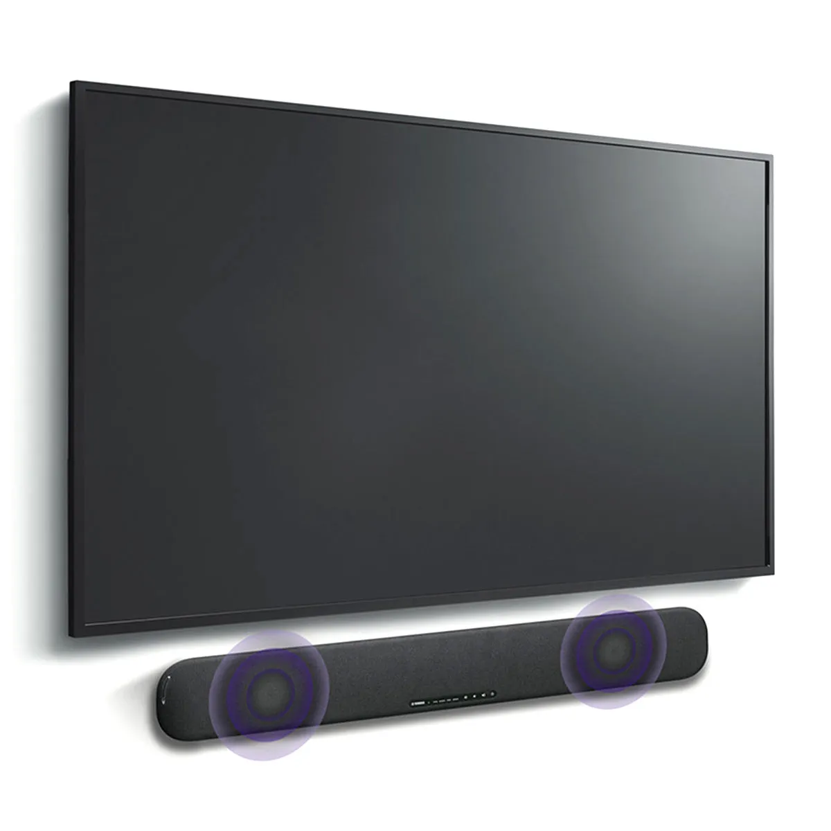 Yamaha SR-B20A Soundbar with Dual Built-In Subwoofers, Bluetooth, and DTS Virtual:X (Factory Certified Refurbished)