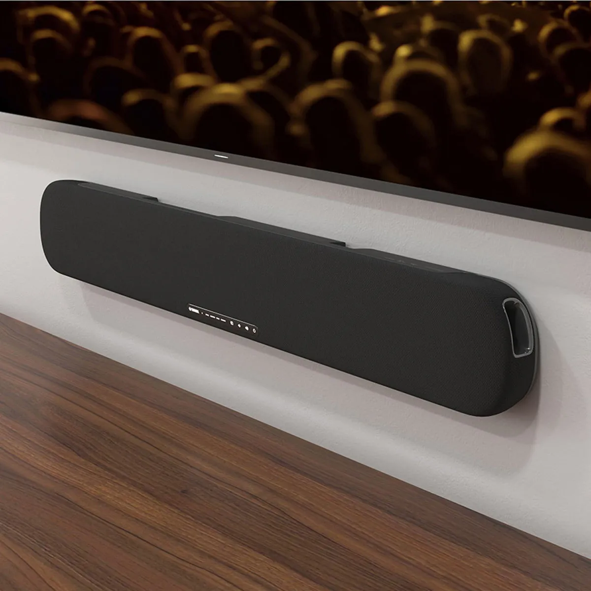 Yamaha SR-B20A Soundbar with Dual Built-In Subwoofers, Bluetooth, and DTS Virtual:X (Factory Certified Refurbished)