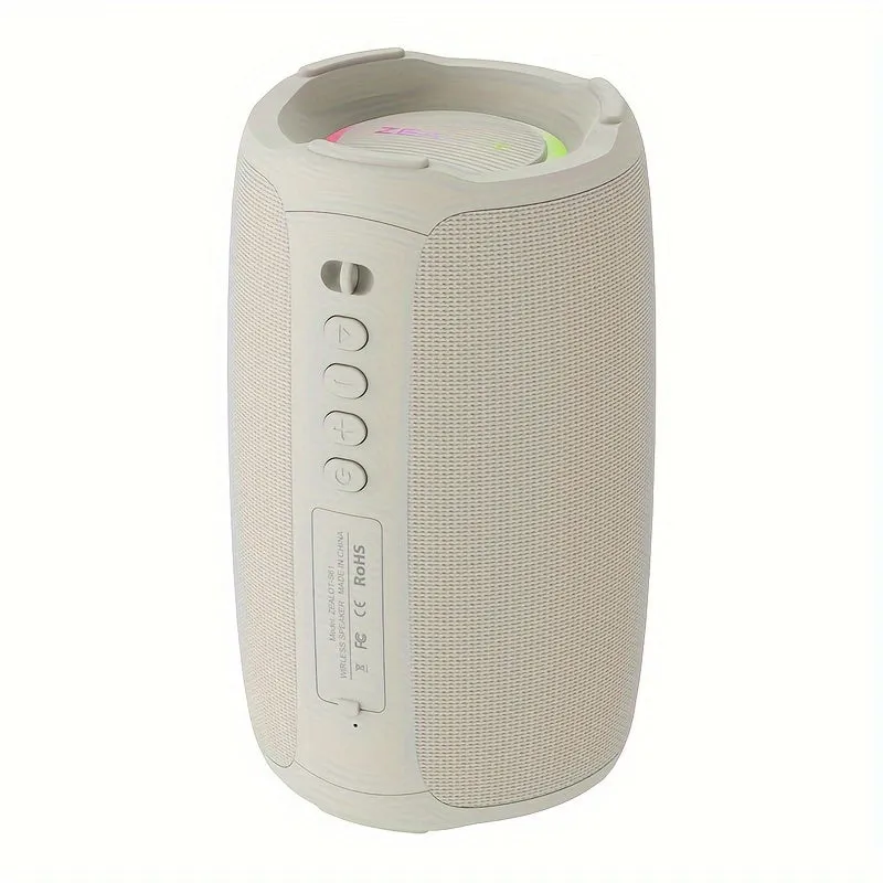 ZEALOT S61 Portable Wireless Speaker-20W Powerful Stereo Sound-RGB Lighting-3000mAh Long-Play Battery-Outdoor, Cycling, Parties