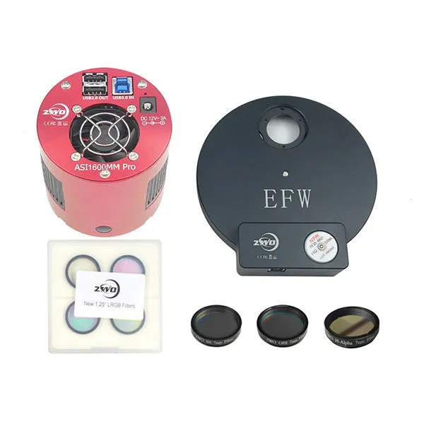 ZWO ASI1600MM Pro 1.25" CMOS Camera Kit